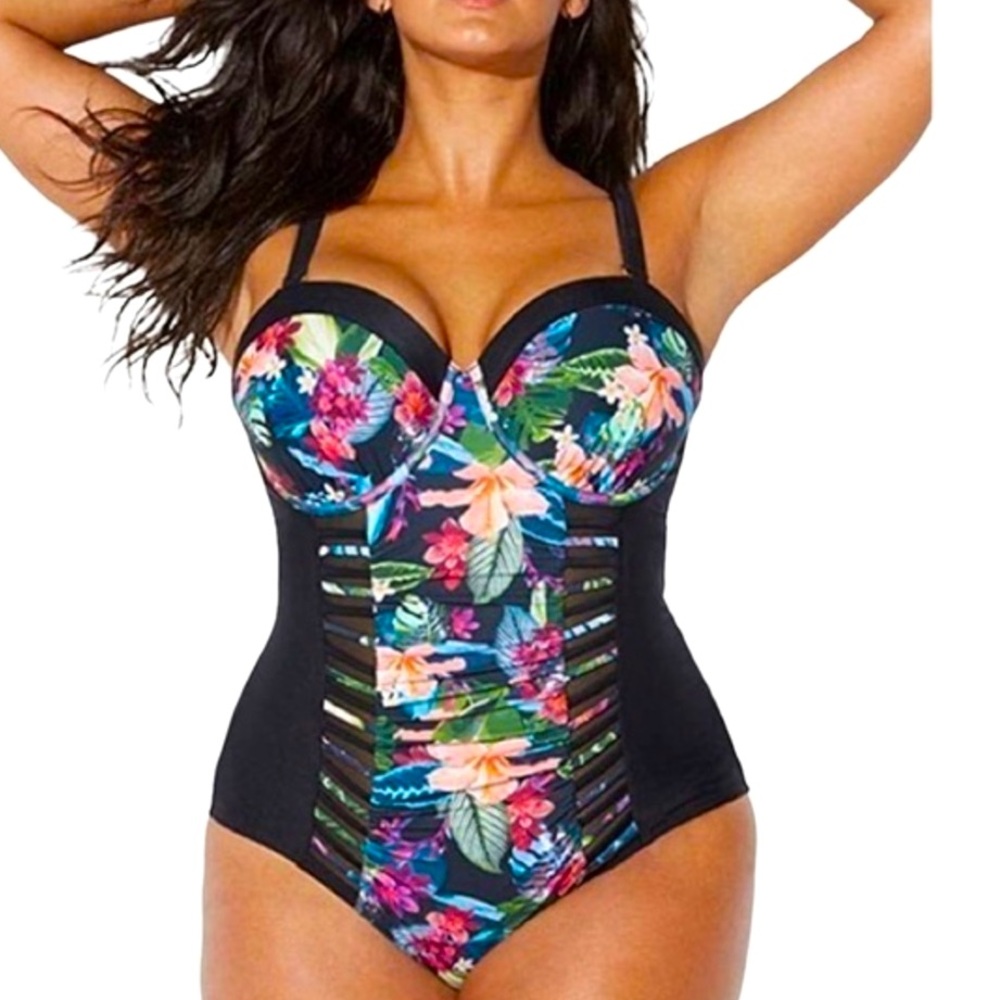 SWIMSUITS FOR ALL  NWOT -ONE PIECE BATHING SUIT
